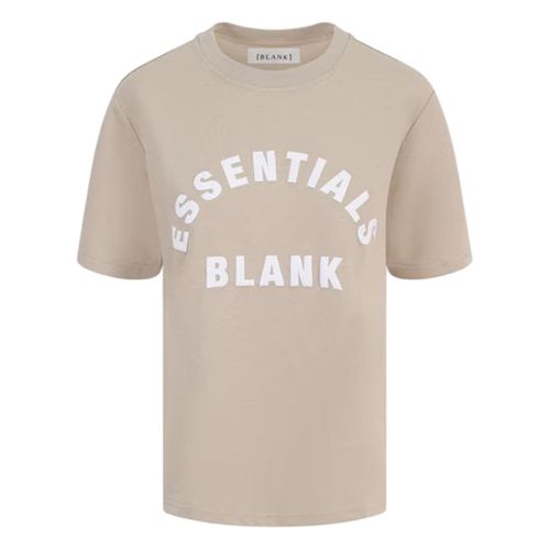 Blank Essentials Dames/Dames Oversized Vriend T-shirt (Zomerzand)