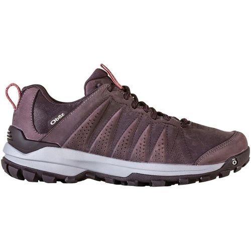 Oboz Dames Sypes Leren Wandelschoenen met Ronde Neus (Paars)