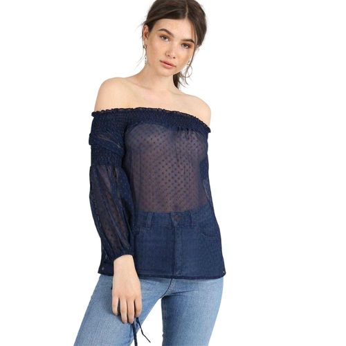 Influence Dames/Dames Bardot Top met rokjes (Marine)
