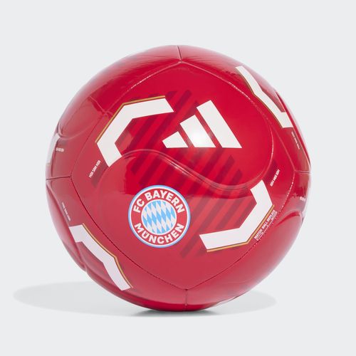 Fußball ADIDAS PERFORMANCE "FC BAYERN MÜNCHEN HEIMSPIEL CLUB" Gr. 5, rot (better scarlet, weiß), Bälle, 5, 0,4 g, FC Bayern München, B:22,3cm H:17,3cm T:22cm