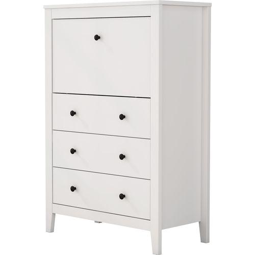 Sekretär OTTO HOME, weiß, B:80cm H:119,6cm T:39,5cm, Sekretäre, Sekretär