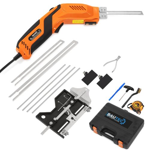 BAUTEC Hand-Styroporschneider Styrocutter 330W » Set 19 inkl. Zubehör » Dauerbetrieb » Hartschaumschneider