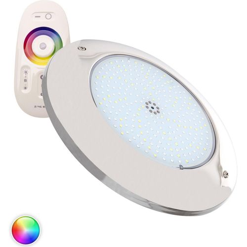 LED Poolstrahler Aufbau RGBW tauchfähig 12V DC IP68 Rostfreier Edelstahl 20W XtraPool Ja RGBW