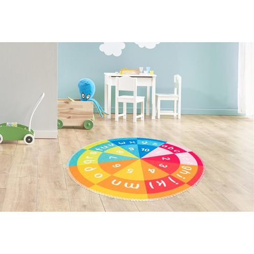 Kinderteppich ARTE ESPINA "Coco 300", bunt (multi), H:5mm Ø:160cm, Polyester, Teppiche, Kinderteppich