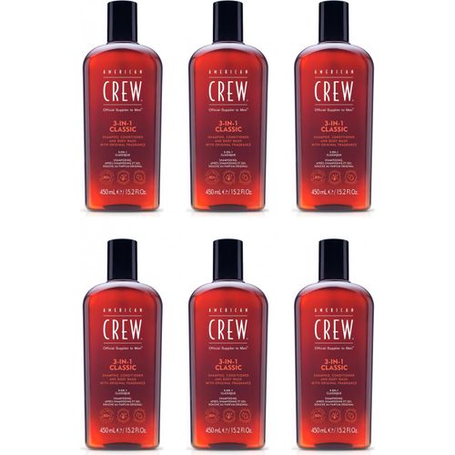 3 in 1 Shampoo, Conditioner & Bodywash 6x450 ml
