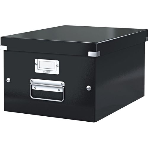 Ablagebox Click & Store A4 schwarz Packung mit 6 Stück