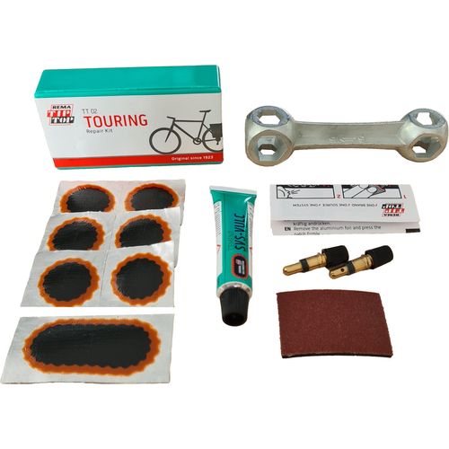 Fahrrad-Reparaturset PROPHETE, weiß (transparent), Reparatur-Sets, 4 Stk.