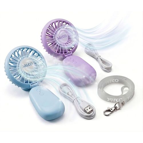 Mini USB-Ventilator SALCO "SMF-20rs", rosa, B:9cm H:16,5cm T:3cm, Ventilatoren