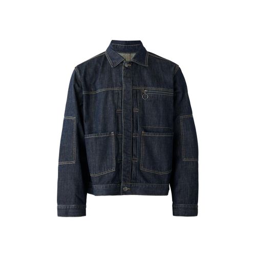 The Ragged Priest Heren Control Relaxed Fit Denim Jas (Blauw)