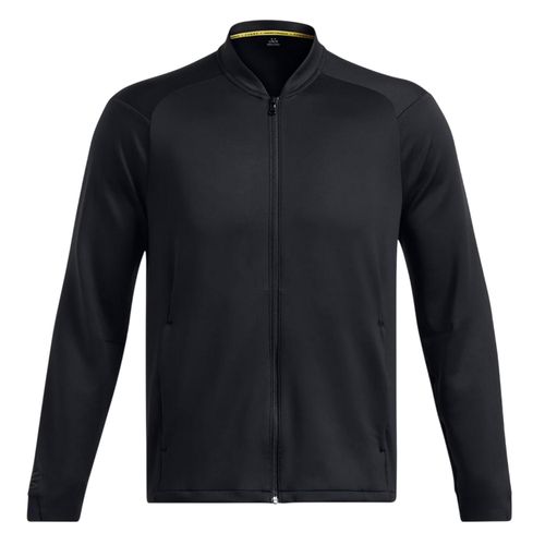 Under Armour Curry-reisjas voor heren met vochtafvoerende raglanmouwen (Drievoudig zwart)