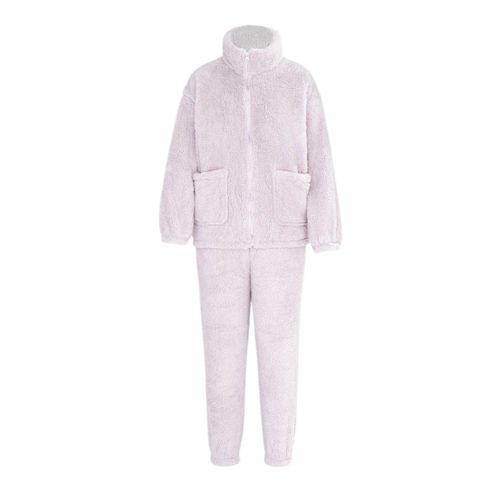 Miso - Loungewear Set für Damen, Langfaseriges Vlies (Violett)