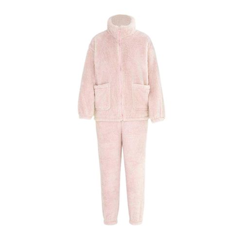 Miso - Loungewear Set für Damen, Langfaseriges Vlies (Pink)