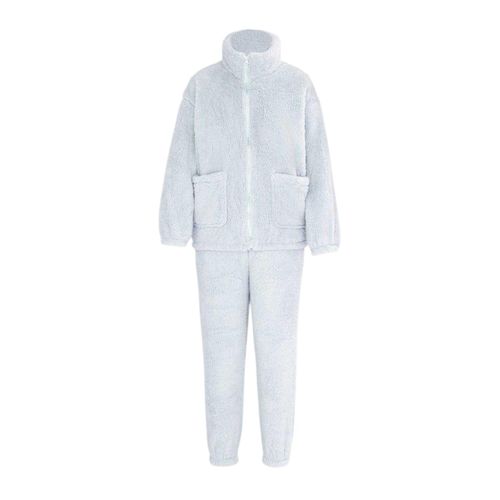 Miso - Loungewear Set für Damen, Langfaseriges Vlies (Blau)