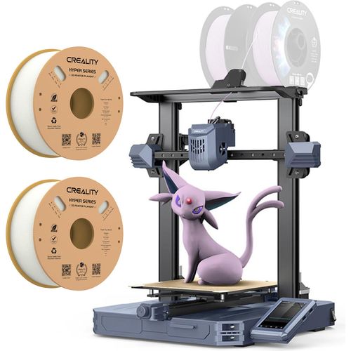 Creality CR-10 SE 3D-Drucker 600 mm/s Druckgeschwindigkeit mit 8000 mm/s2 Beschleunigung CR Touch Auto Leveling+ 2* 1KG Weiss Hyper PLA Filament