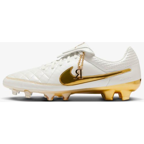 Nike Tiempo Legend RGN FG SE "Ronaldinho Touch of Gold" Weiß, Größe: 39