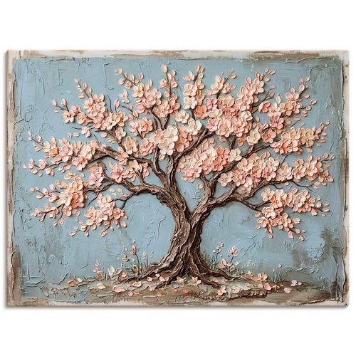Leinwandbild OTTO HOME "Baum in Blüte", rosa (farbe bild(er): pink), B:120cm H:80cm T:2cm, Canvas, Bilder, Leinwandbild, in verschied. Größen