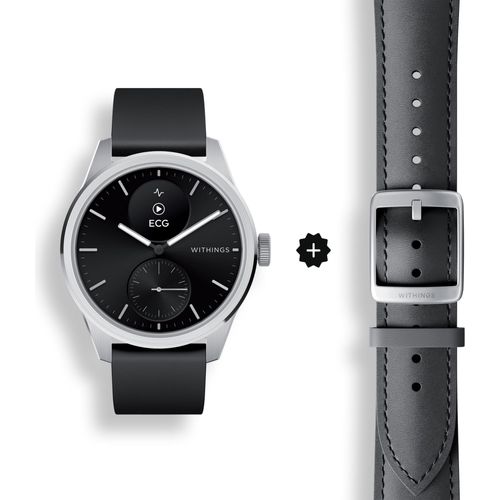 Withings Scanwatch 2 Hybriduhr Smartwatch Bundle mit Wechselarmband