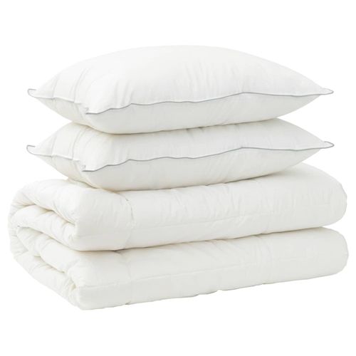 Bettdecke und Kissen Set 3 Stk. 240 x 260 cm 4 Jahreszeiten