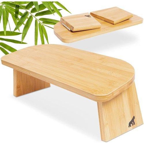 Famanu Meditationsbank aus Bambus - Ergonomische Yoga-Hocker für tiefe Meditation und Achtsamkeit