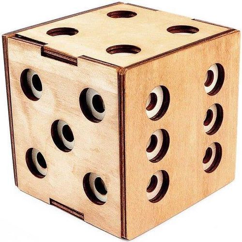 Famanu Geheimbox - Schwierigkeit 5/6 - Geschenkbox - Brain Teaser - Leonardo da Vinci Kollektion