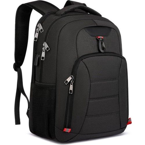 Famanu Laptoprucksack - 17,3 Zoll Laptopfach - Mit USB-Anschluss