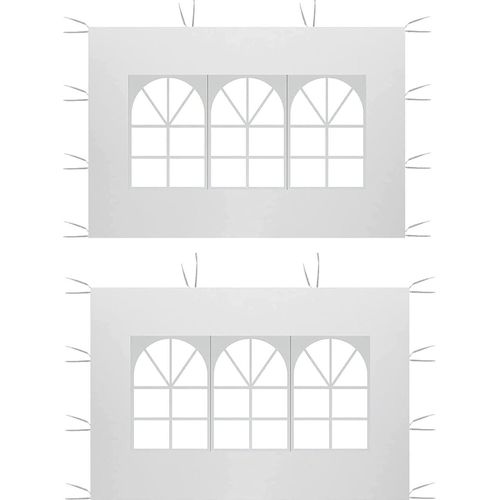 Famanu Partytent Wasserfest mit Fenster - 2 x 3 m, Oxford-Gewebe, 210D, Faltbar, Ideal für Veranstaltungen