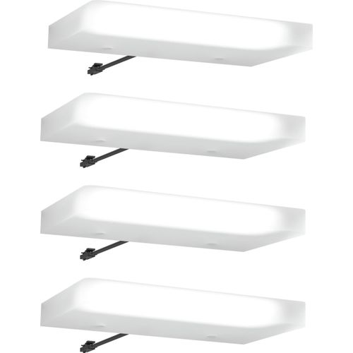 Aufbauleuchte RAUCH "Zubehör für Rauch-Schränke Schrankbeleuchtung Aufsatzleuchte LED", transparent, B:12cm H:1cm T:18cm, Leuchten, LED-Acryl-Aufsatzleuchte B/H/T: 12/1/18 cm