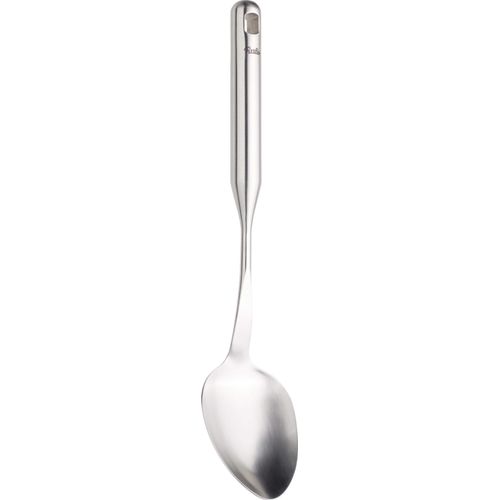 Servierlöffel FISSLER "Essential", silber (edelstahlfarben), B:7,5cm H:4,5cm, Edelstahl 18/10, Kochlöffel, Servierlöffel, mit Aufhängeöse