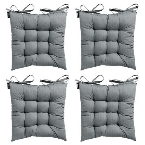 Madison Toscane kussen basic grey 46x46 - 4 stuks