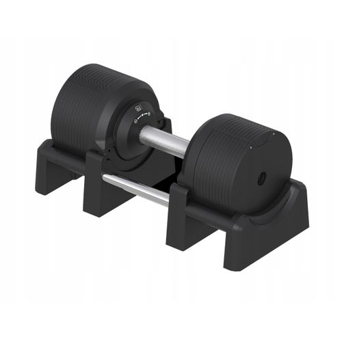Verstellbare Hantel 41,5 kg SOLIDE und ELEGANTE verstellbare Hanteln SCHWARZ