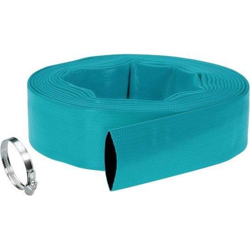 Famanu Flachschlauchset 38 mm 10 Meter - für Tauchpumpen 5 bar Druckbeständigkeit
