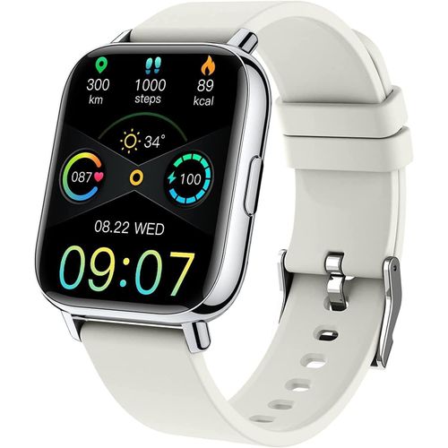 JUNG UAUE Smartwatch Damen & Herren Fitnessuhr, mit Bluetooth Smartwatch (4,29 cm/1,69 Zoll) 7 Tage Akku, 100+ Trainingsmodi, mit Android / iOS