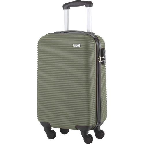 Famanu Handgepäck Koffer 54 cm - Trolley Koffer 32 Liter - Grün
