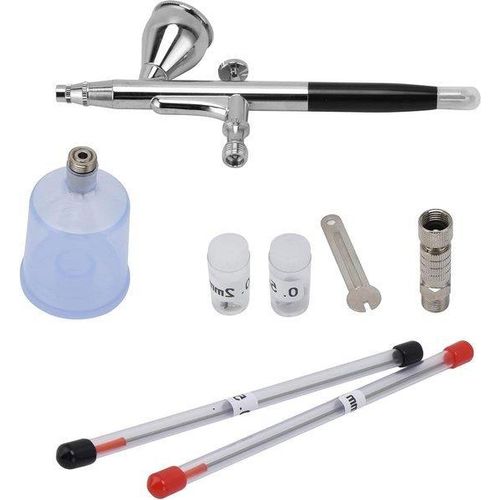 Famanu Airbrush Set Mini Airbrush Kit - Messing Sprühdüsen und Sicherheitsmechanismus