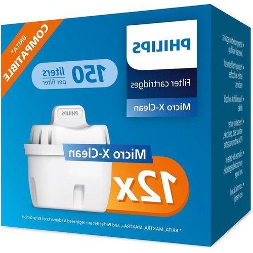 Famanu Wasserfilterpatronen 12 Stück - Reduziert Mikroplastik, Chlor und Kalkablagerungen
