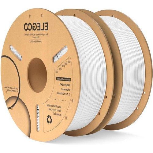 Famanu PLA Plus Filament 1,75 mm - Verbesserte Qualität, 2 kg, Kartonrolle