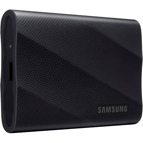 SAMSUNG externe SSD "T9", schwarz, 4 TB, Schreibgeschwindigkeitmaximal 2000 MB/s Lesegeschwindigkeitmaximal 2000 MB/s, Festplatten