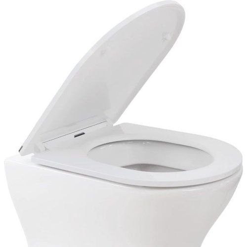 Famanu WC-Sitz mit Softclose-Mechanismus - 46,5 x 36,5 x 2,51 cm