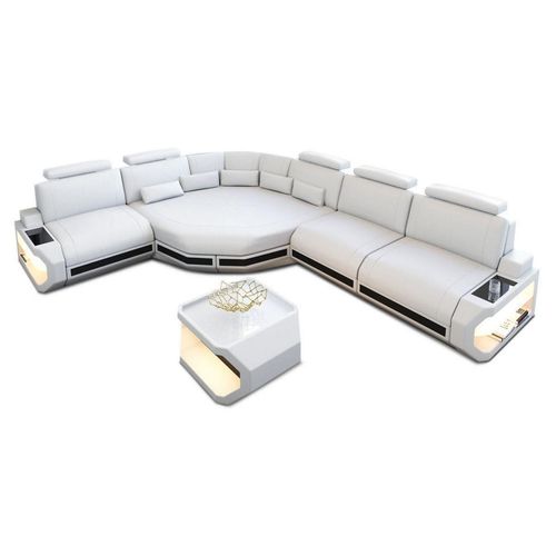 Couch Asti Hochsten L-Form in Leder