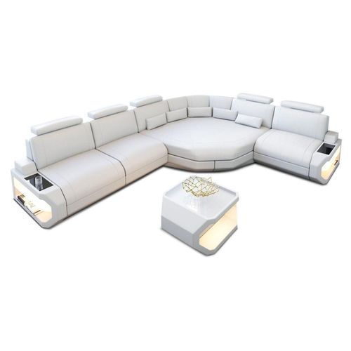 Couch Asti Hochsten L-Form in Leder