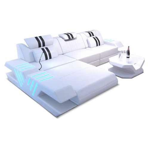 Ecksofa Venedig L-Form aus Leder