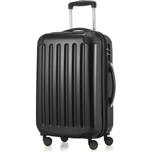Famanu Handgepäck Reisekoffer 55 cm mit Doppelrollen und Erweiterungsmöglichkeiten