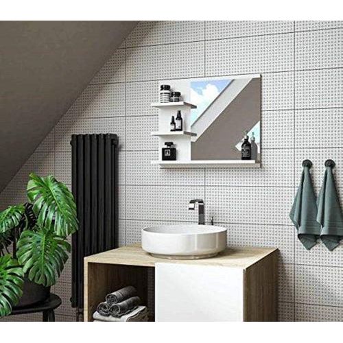 Famanu Badspiegel mit Regal - Hotelqualität Geschenkset