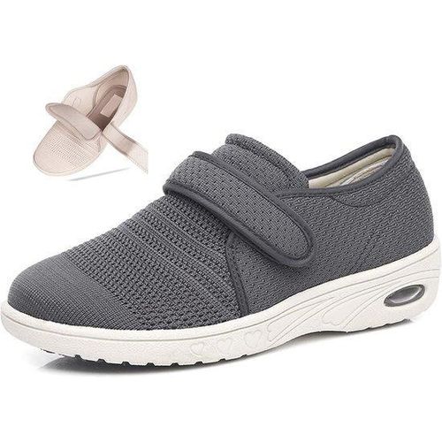 Famanu Wanderschuhe für Damen mit Schwellungen und Ödemen - Extra breite Diabetes Sneakers