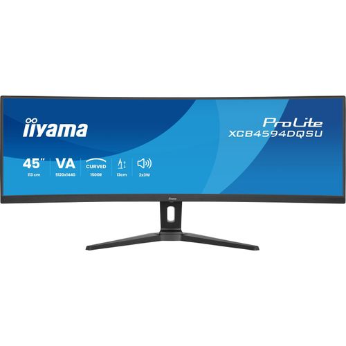 iiyama ProLite XCB4594DQSU-B1 Curved-Monitor 113 cm (44,5") mattschwarz