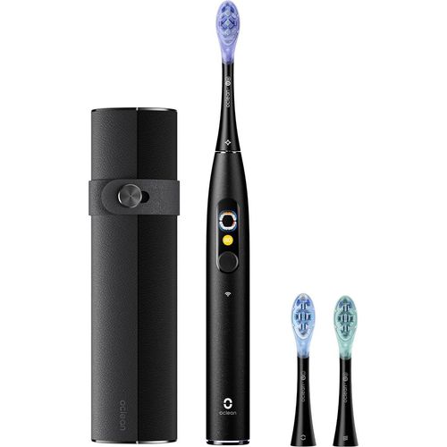 Oclean X Ultra 20 Set Electric Toothbrush, Erwachsener, Schallzahnbürste, 84000 Bewegungen pro Minute, Schwarz, 42000 Bewegungen pro Minute, Schwarz
