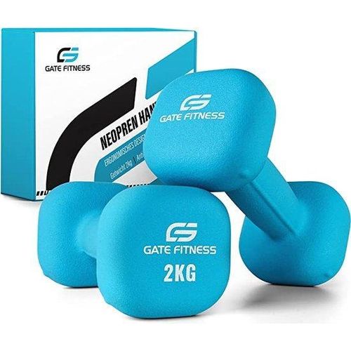 Famanu Hantelset 4 Kilogramm - für Damen und Herren, ideal für das Training zu Hause