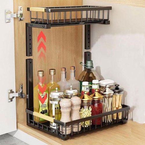 Famanu Gootsteen Organizer - Hochwertiger Metall Organizer