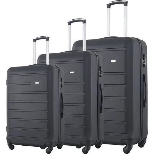 Famanu Koffer Set - 3-teilig - ABS Koffer - Trolley mit Rollen