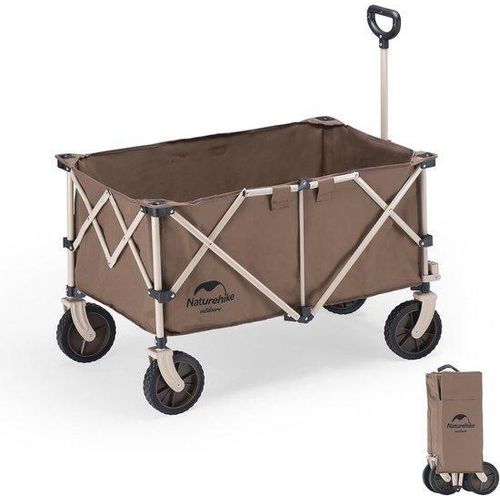 Famanu Faltbarer Einkaufswagen 280L - Ideal für Camping, Garten, Sport und Einkaufen
